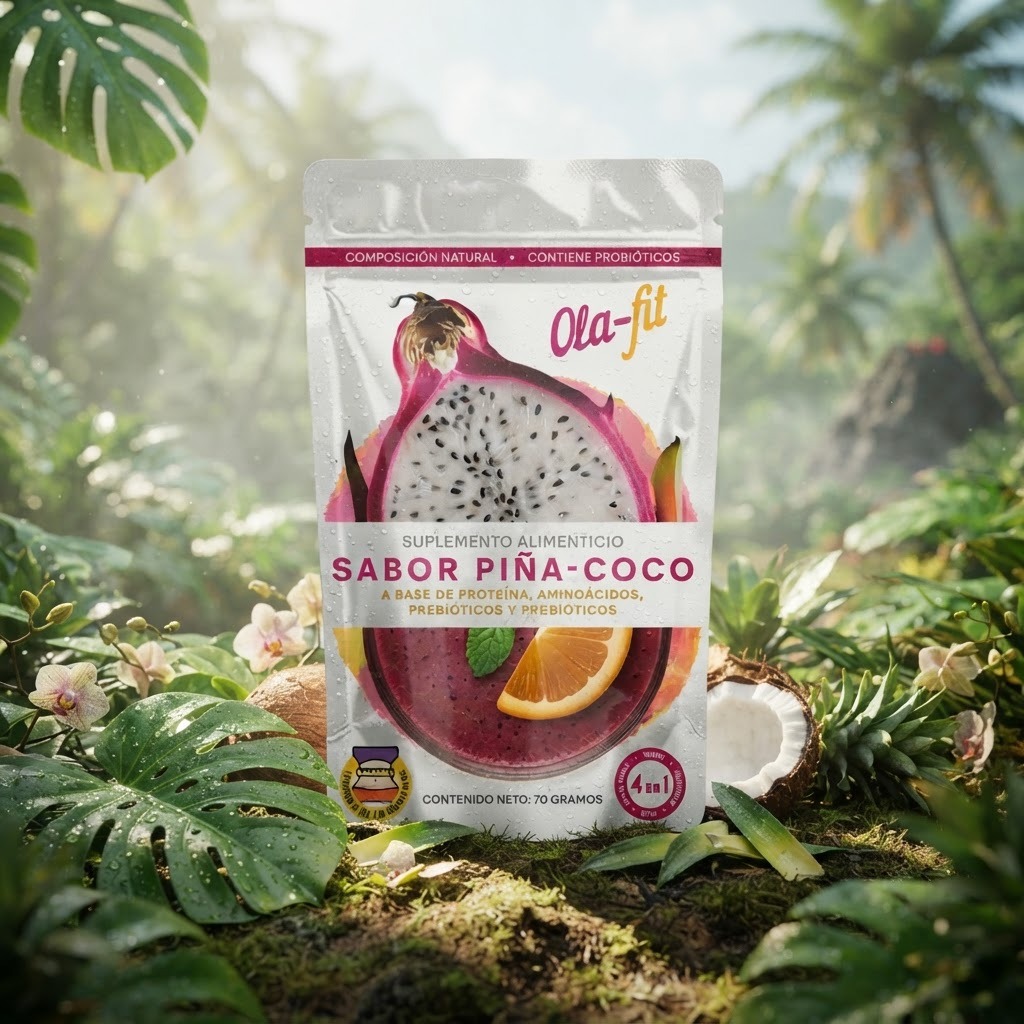 Ola-fit Suplemento Alimenticio Sabor Piña Coco